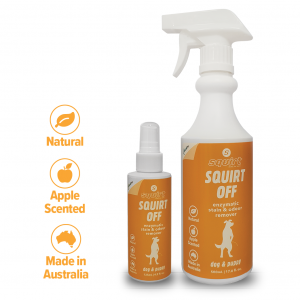 SQUIRT OFF Dog and Puppy Cleaner