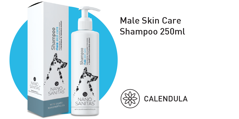 Nano Sanitas Male Skin Care Shampoo 250ml