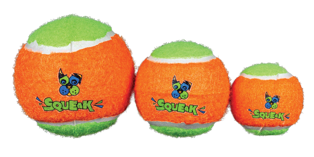 Spunky Pup - Squeaky Tennis Balls